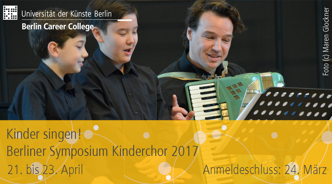 8 Berliner Symposium Kinderchor Kinder Singen Am Udk Berlin