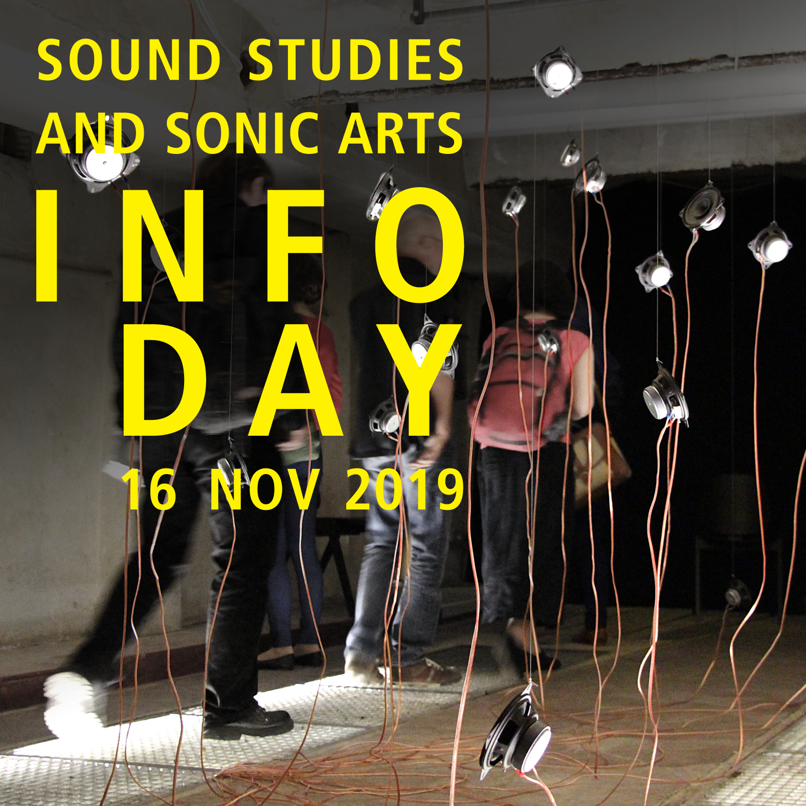 Sound Studies And Sonic Arts Info Day 2019 Am 16 November 2019