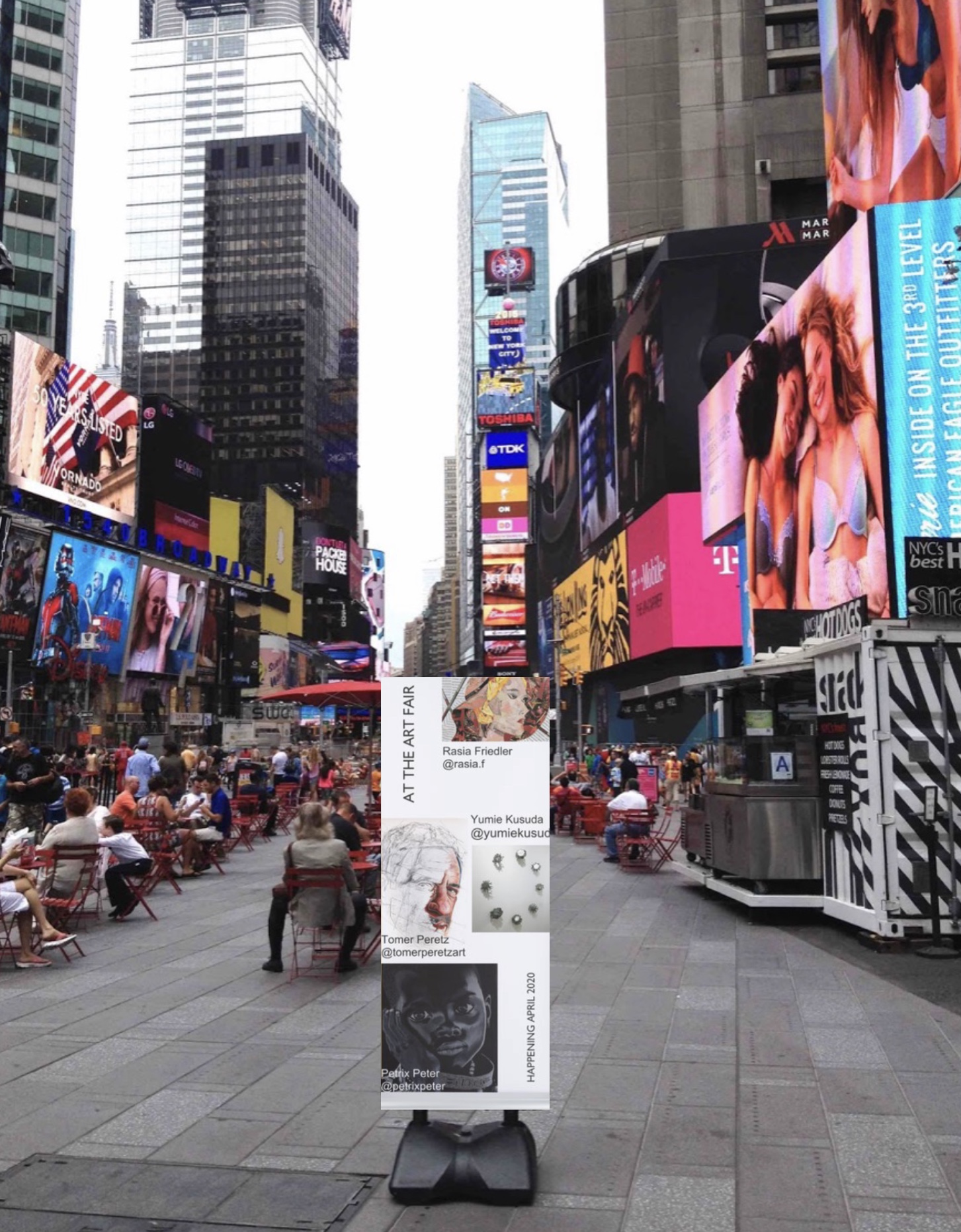 Outdoor Exhibit Banner In Nyc Artconnect