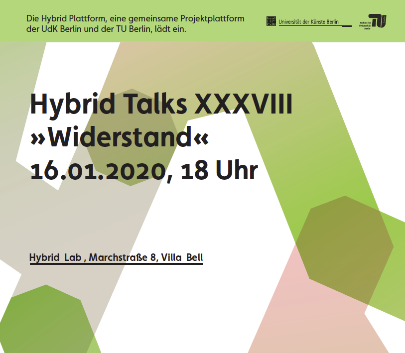 Hybrid Talks Xxxviii Resistance Artconnect